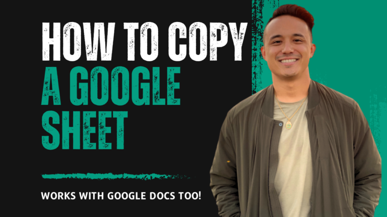 How to copy a Google Sheet or Doc